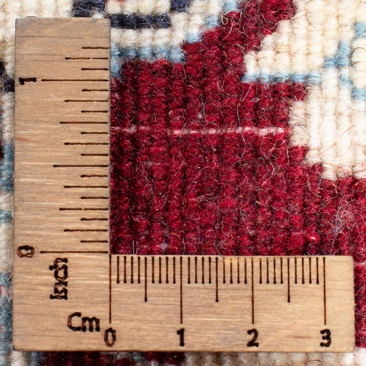 Alfombra Persa - Nain - Real - 90 x 60 cm - rojo