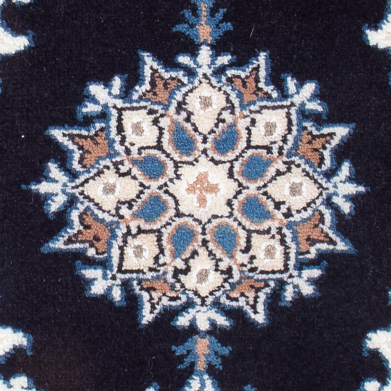 Alfombra Persa - Nain - Real - 60 x 40 cm - azul oscuro