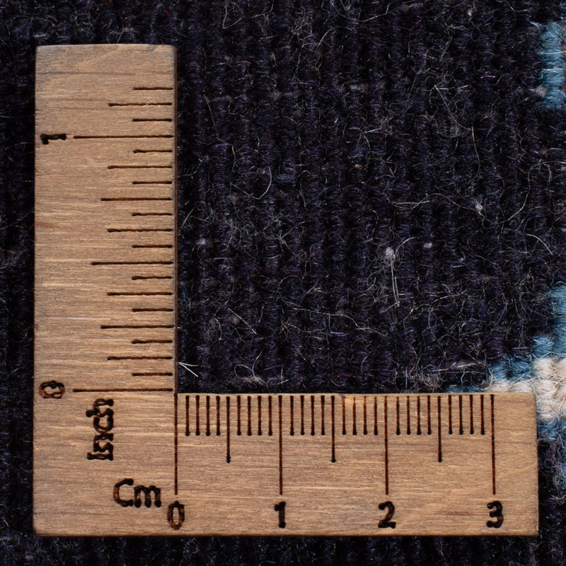 Alfombra Persa - Nain - Real - 60 x 40 cm - azul oscuro