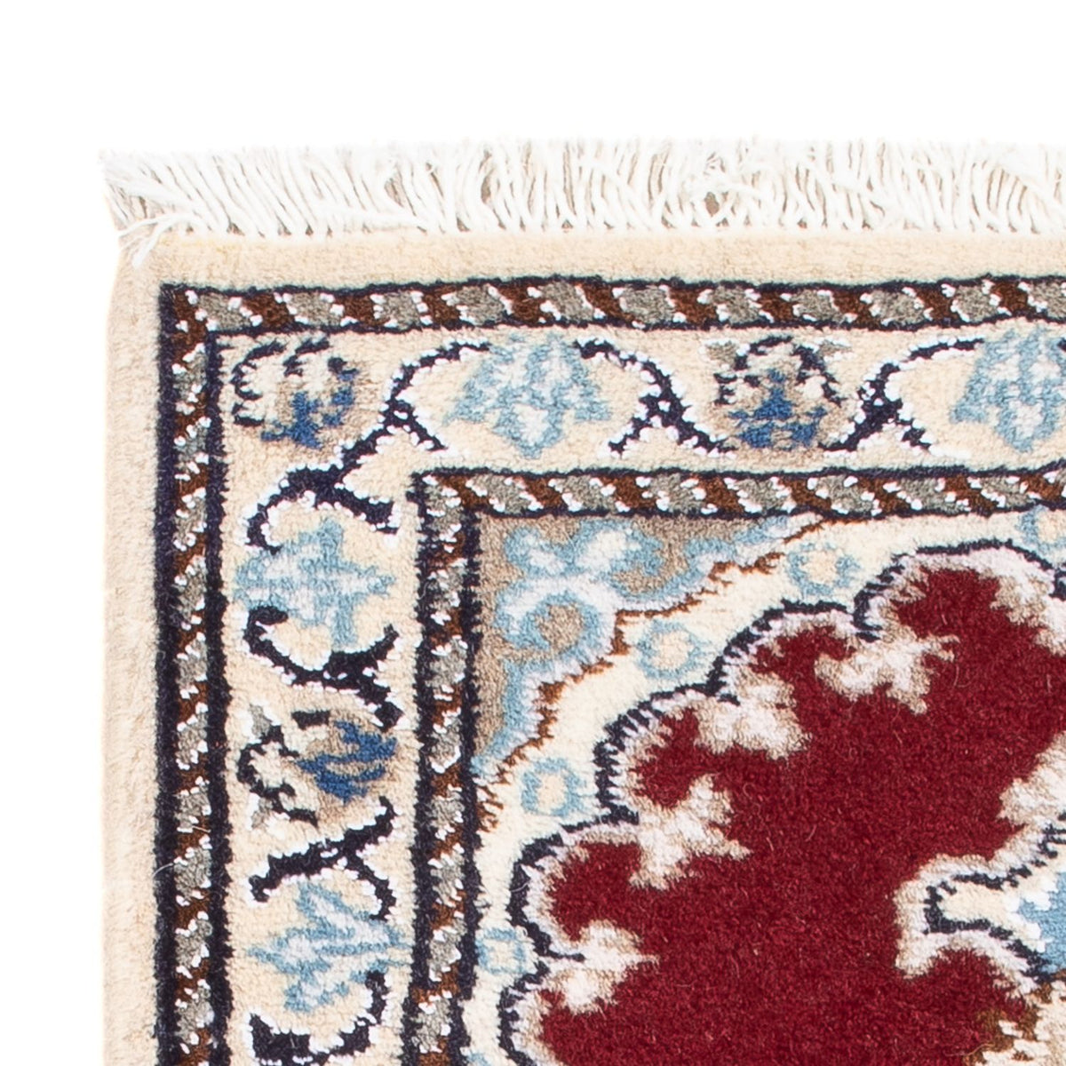 Alfombra Persa - Nain - Real - 60 x 40 cm - rojo