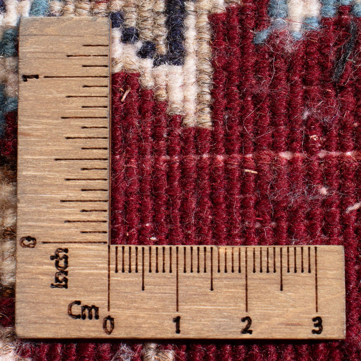 Alfombra Persa - Nain - Real - 60 x 40 cm - rojo