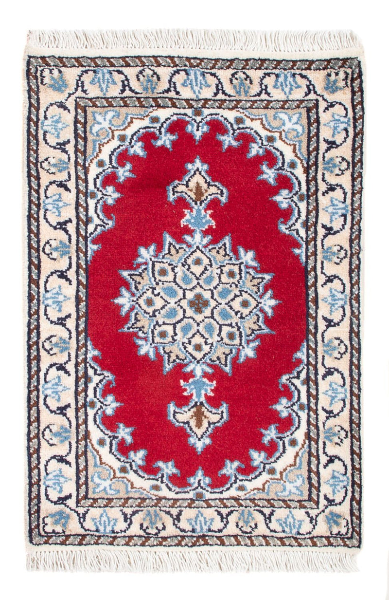 Alfombra Persa - Nain - Real - 60 x 40 cm - rojo