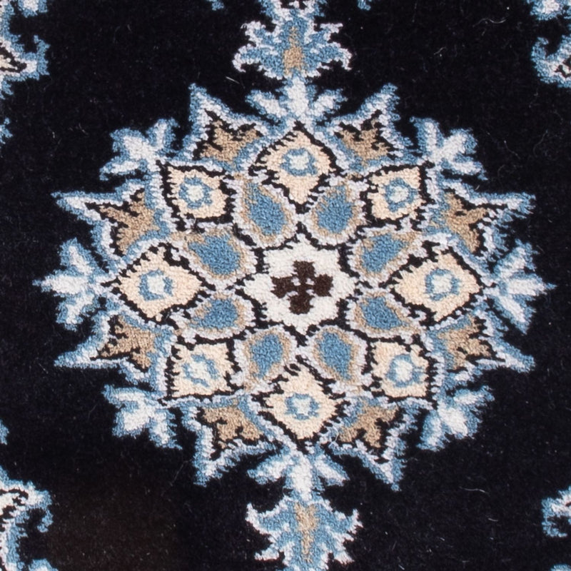 Alfombra Persa - Nain - Real - 60 x 40 cm - azul oscuro