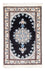 Alfombra Persa - Nain - Real - 60 x 40 cm - azul oscuro