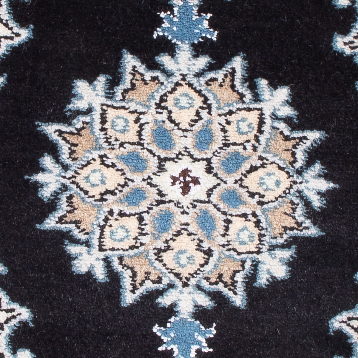 Alfombra Persa - Nain - Real - 60 x 40 cm - azul oscuro
