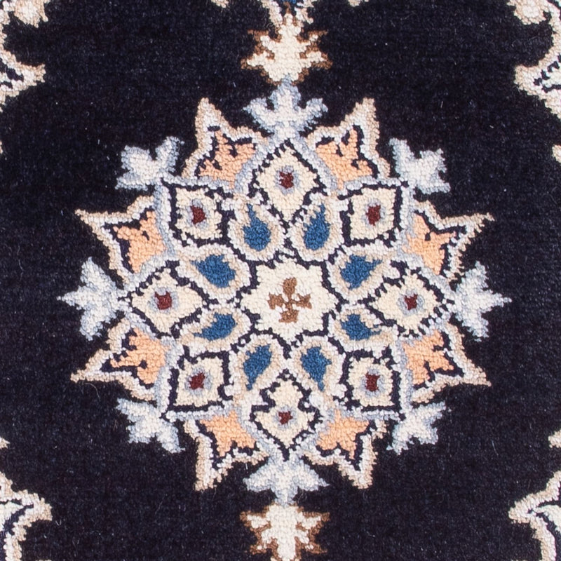 Alfombra Persa - Nain - Real - 60 x 40 cm - azul oscuro
