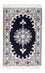 Alfombra Persa - Nain - Real - 60 x 40 cm - azul oscuro
