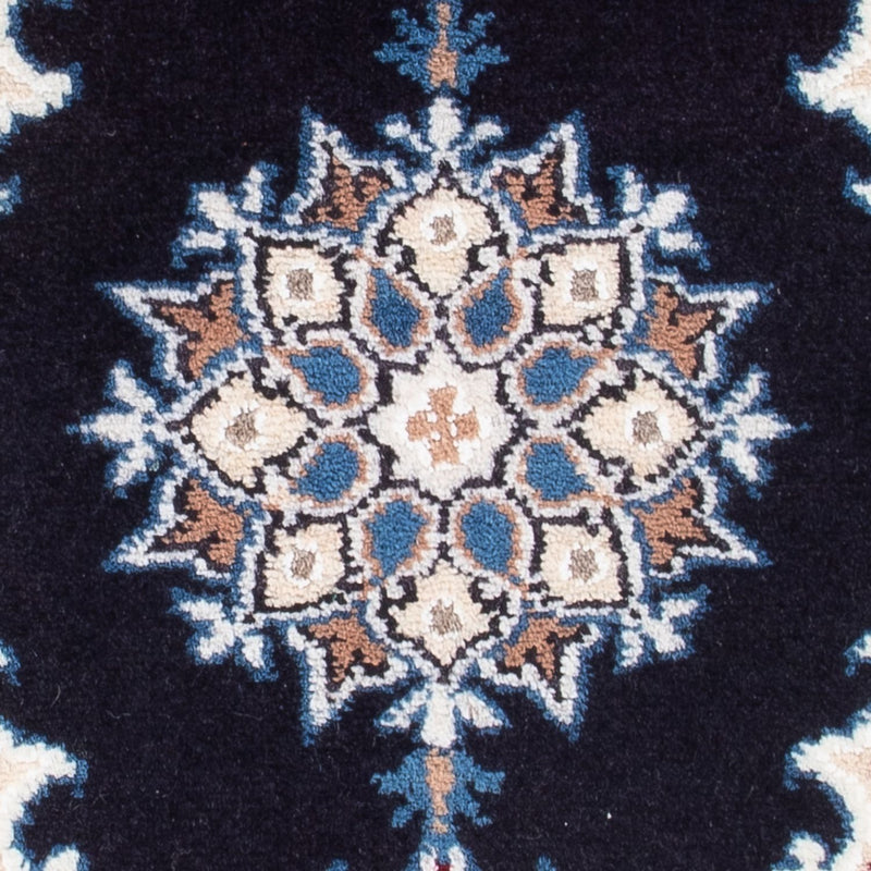 Alfombra Persa - Nain - Real - 60 x 40 cm - azul oscuro