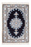Alfombra Persa - Nain - Real - 60 x 40 cm - azul oscuro