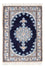 Alfombra Persa - Nain - Real - 60 x 40 cm - azul oscuro