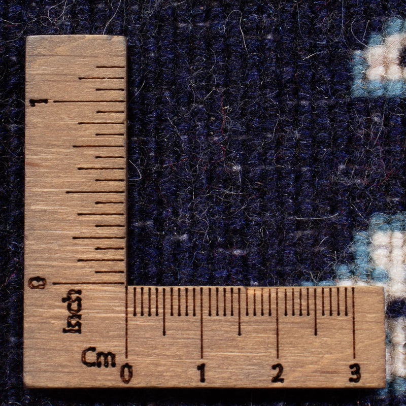 Alfombra Persa - Nain - Real - 60 x 40 cm - azul oscuro