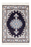 Alfombra Persa - Nain - Real - 60 x 40 cm - azul oscuro