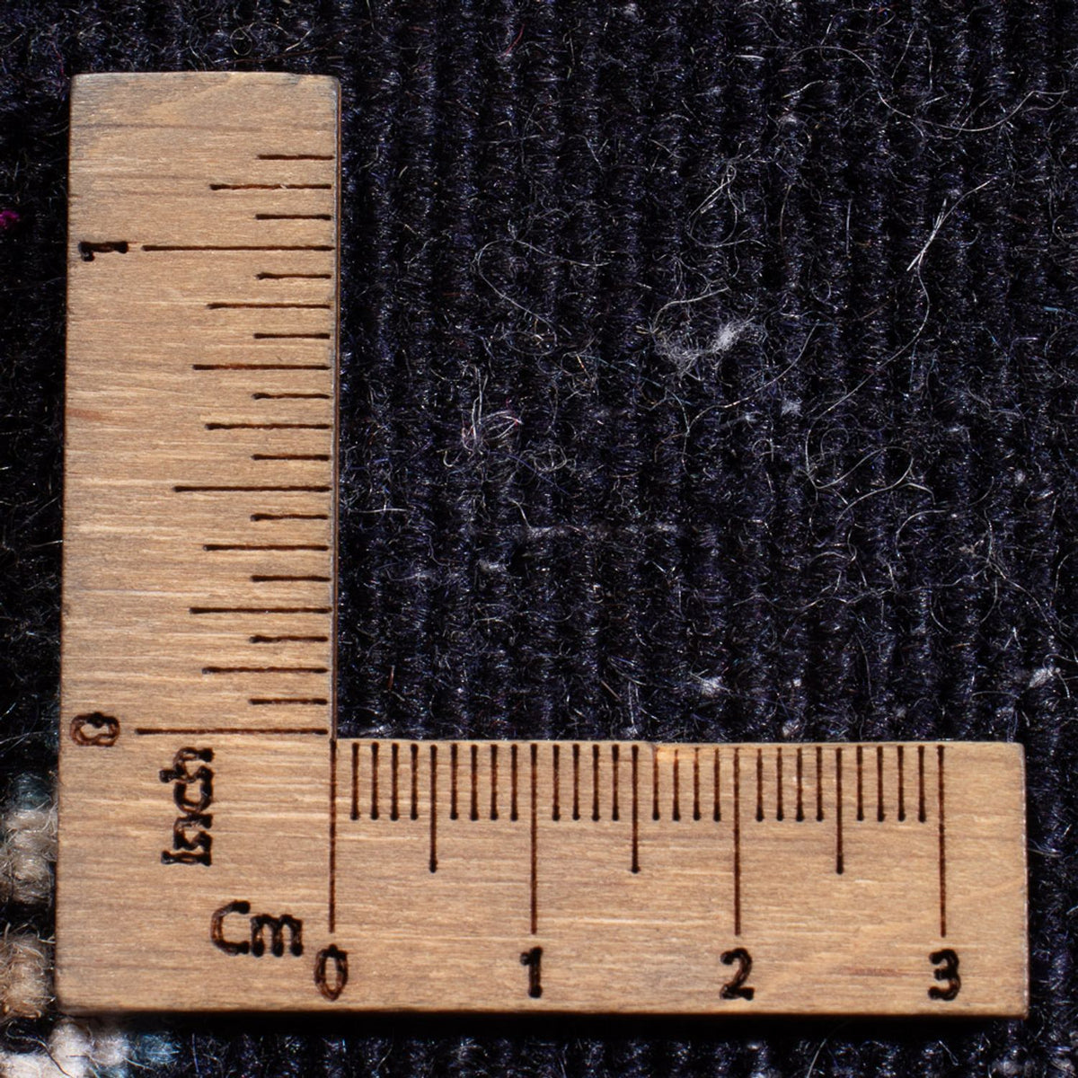 Alfombra Persa - Nain - Real - 60 x 40 cm - azul oscuro