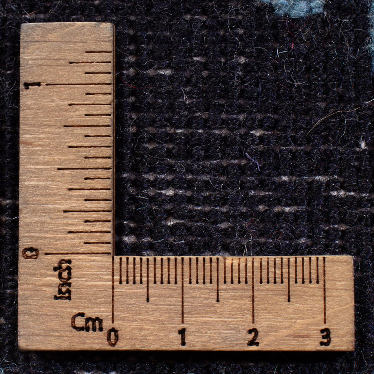 Alfombra Persa - Nain - Real - 60 x 40 cm - azul oscuro