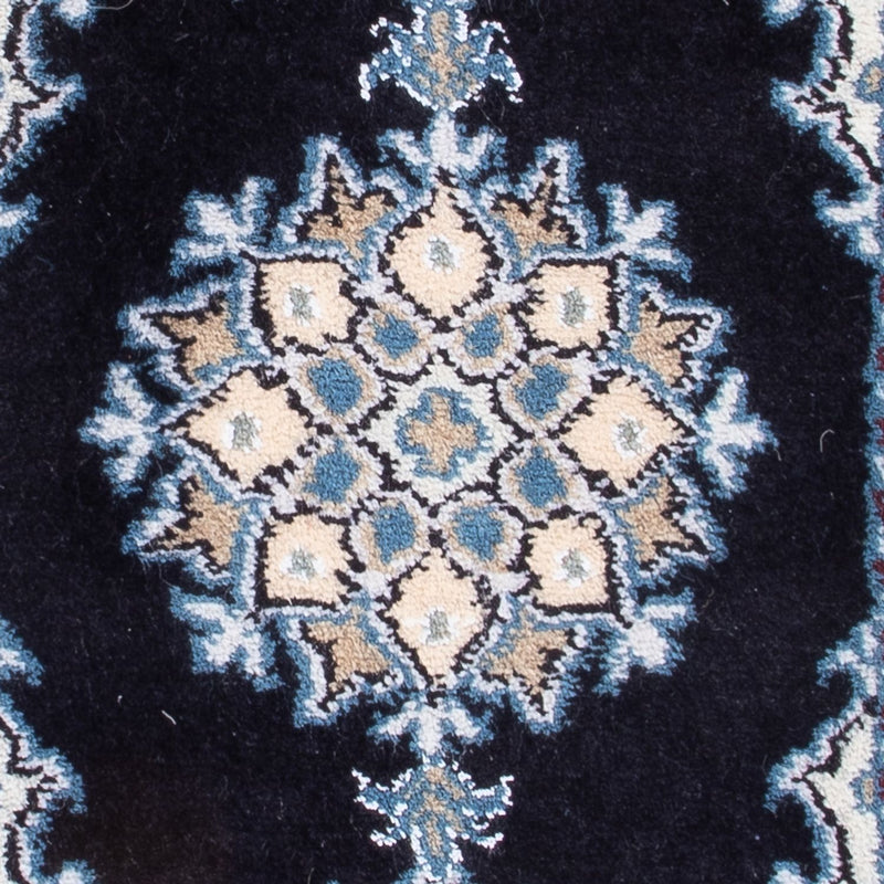 Alfombra Persa - Nain - Real - 60 x 40 cm - azul oscuro