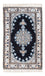 Alfombra Persa - Nain - Real - 60 x 40 cm - azul oscuro