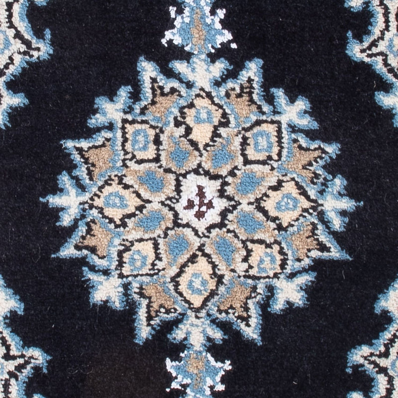 Alfombra Persa - Nain - Real - 60 x 40 cm - azul oscuro