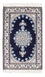 Alfombra Persa - Nain - Real - 60 x 40 cm - azul oscuro