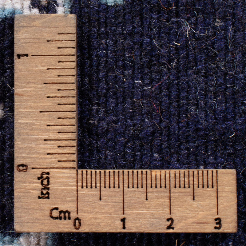 Alfombra Persa - Nain - Real - 60 x 40 cm - azul oscuro