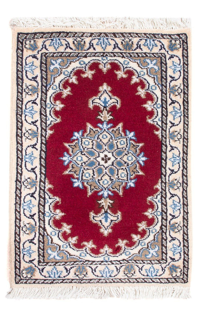 Alfombra Persa - Nain - Real - 60 x 40 cm - rojo