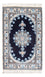Alfombra Persa - Nain - Real - 60 x 40 cm - azul oscuro