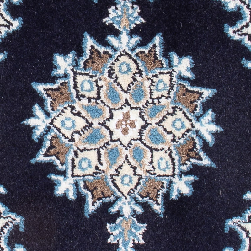 Alfombra Persa - Nain - Real - 60 x 40 cm - azul oscuro