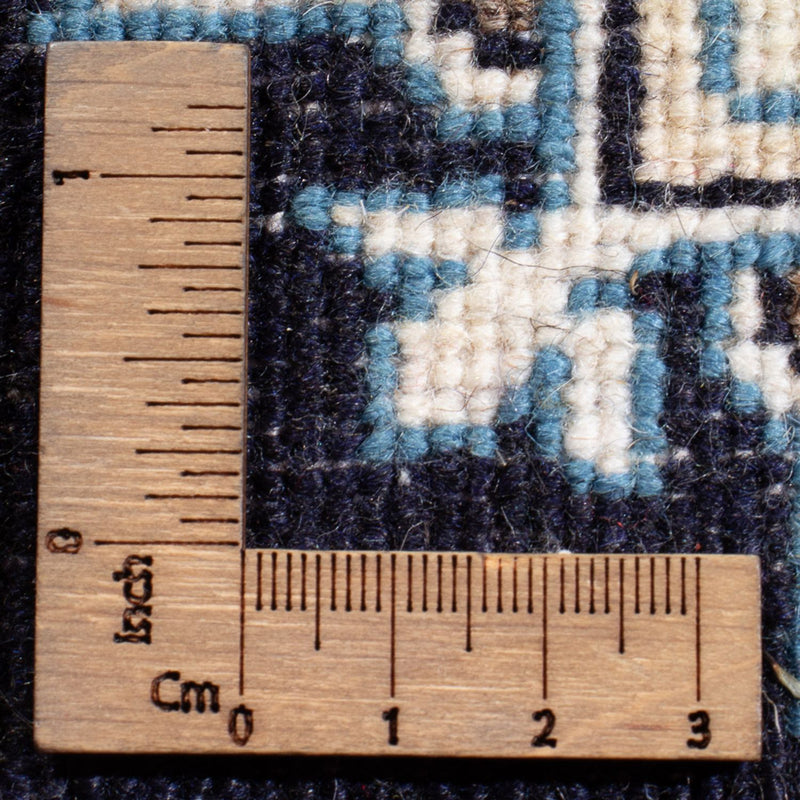 Alfombra Persa - Nain - Real - 60 x 40 cm - azul oscuro