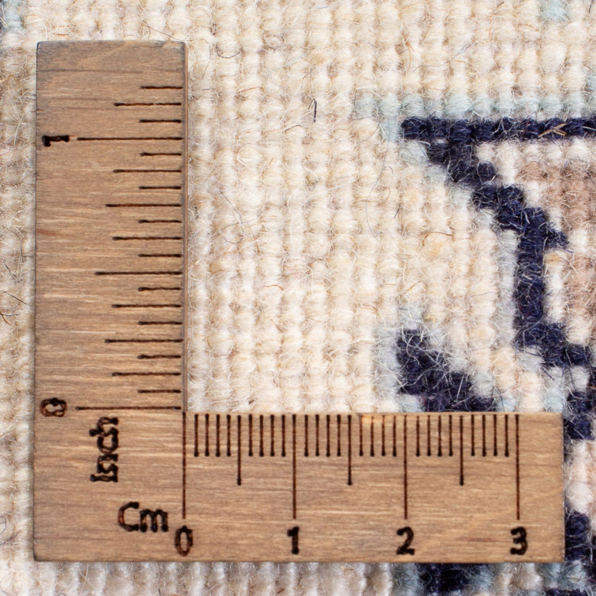 Alfombra Persa - Nain - Real - 60 x 40 cm - crema