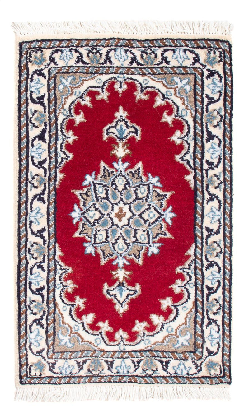 Alfombra Persa - Nain - Real - 60 x 40 cm - rojo