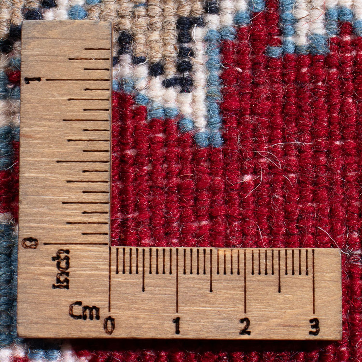 Alfombra Persa - Nain - Real - 60 x 40 cm - rojo