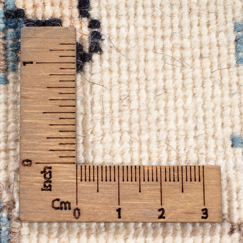 Alfombra de pasillo Alfombra persa - Nain - 393 x 80 cm - plata