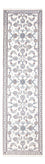 Alfombra de pasillo Alfombra persa - Nain - 290 x 74 cm - plata