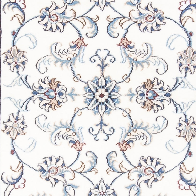 Alfombra de pasillo Alfombra persa - Nain - 290 x 74 cm - plata