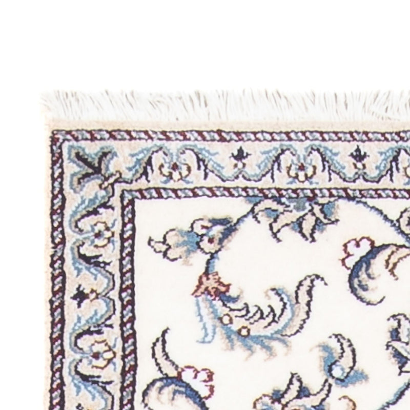 Alfombra de pasillo Alfombra persa - Nain - 290 x 74 cm - plata