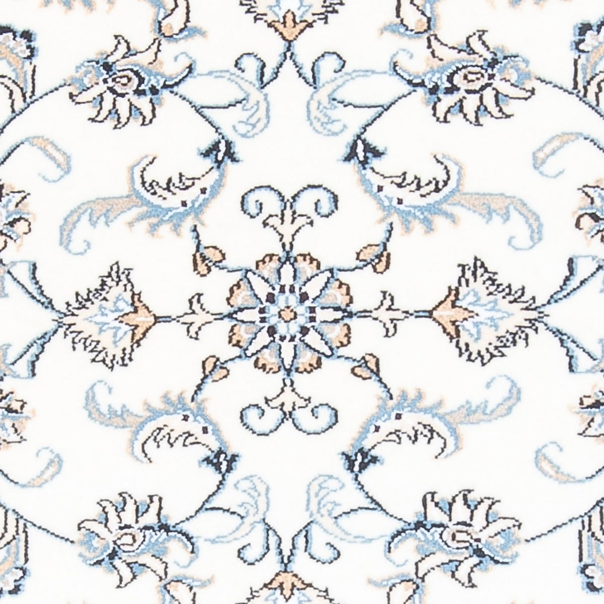 Alfombra de pasillo Alfombra persa - Nain - 284 x 78 cm - plata