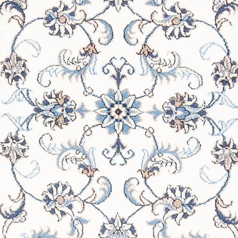 Alfombra de pasillo Alfombra persa - Nain - 288 x 78 cm - plata