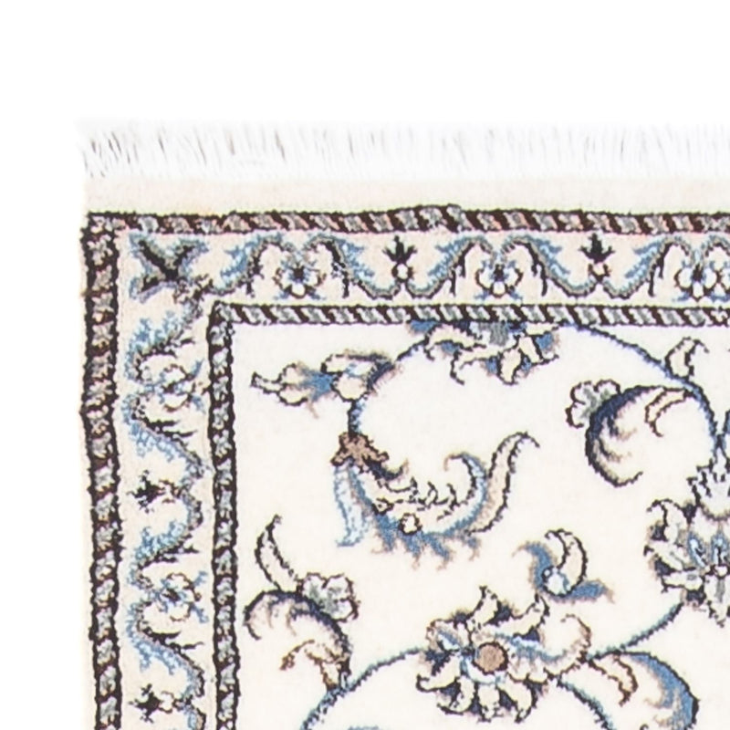 Alfombra de pasillo Alfombra persa - Nain - 288 x 78 cm - plata