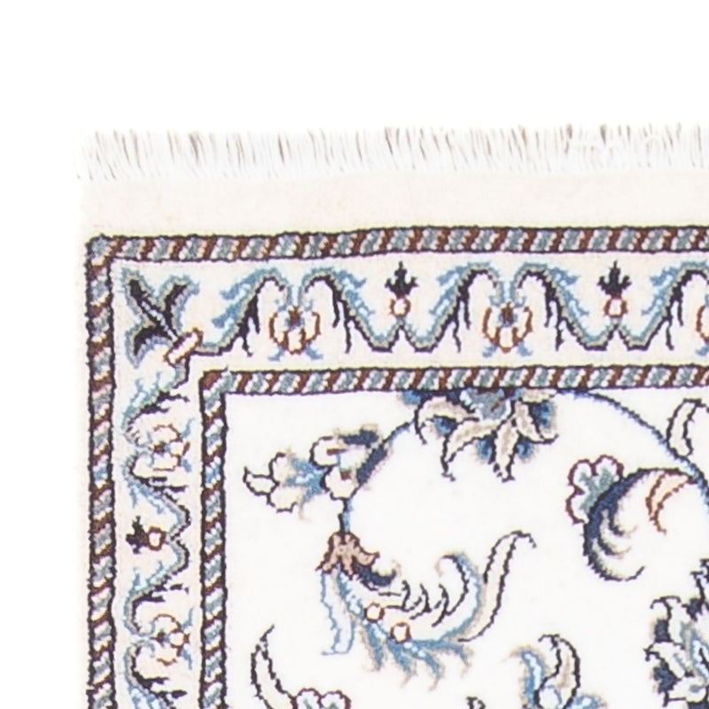 Alfombra de pasillo Alfombra persa - Nain - 295 x 82 cm - plata