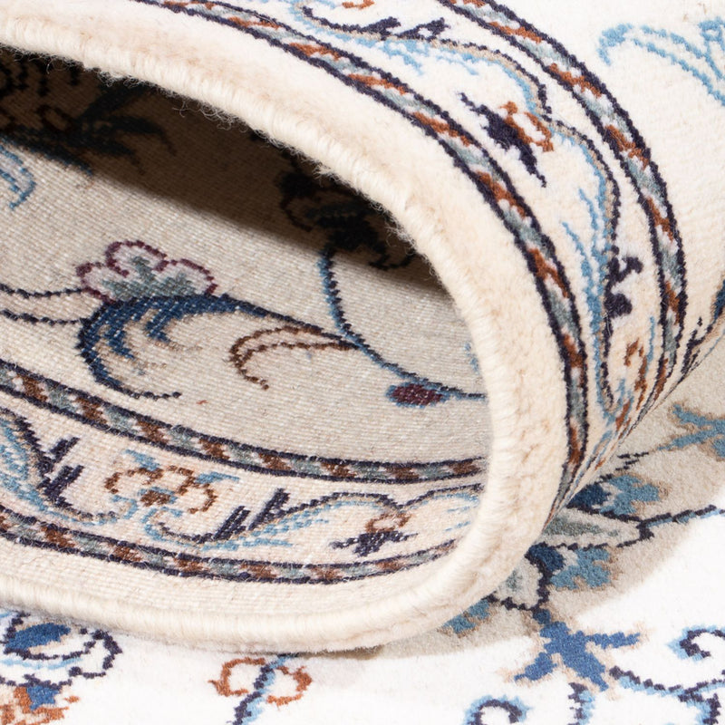 Alfombra de pasillo Alfombra persa - Nain - 295 x 82 cm - plata