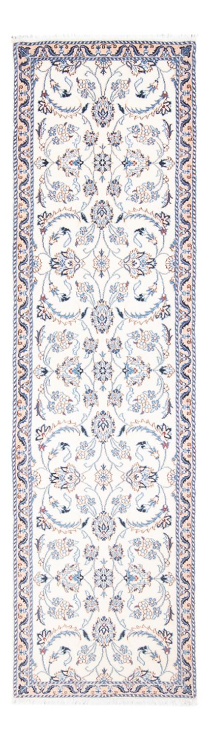 Alfombra de pasillo Alfombra persa - Nain - 292 x 81 cm - plata