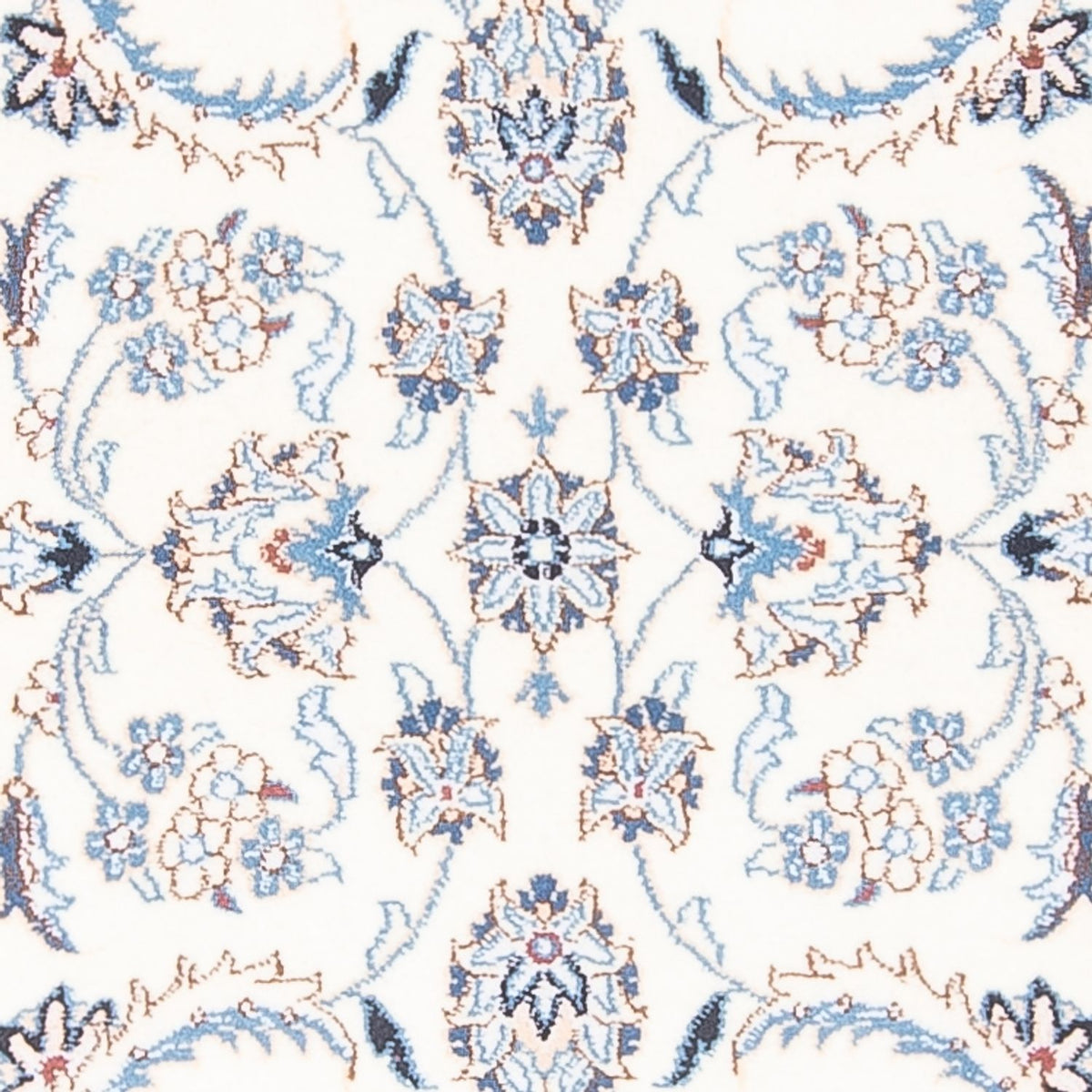 Alfombra de pasillo Alfombra persa - Nain - 292 x 81 cm - plata