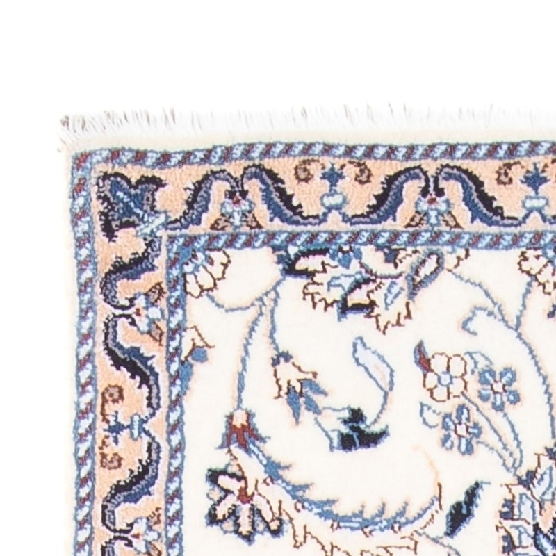 Alfombra de pasillo Alfombra persa - Nain - 292 x 81 cm - plata