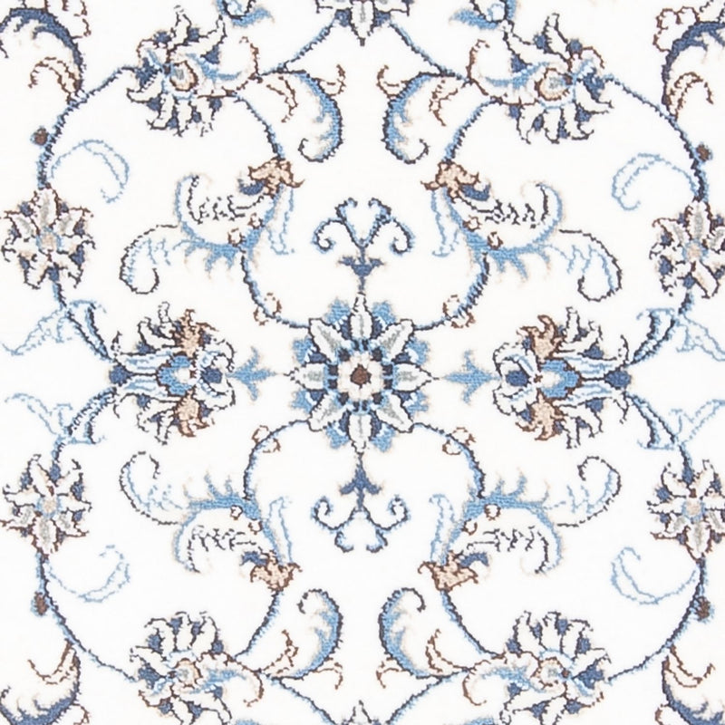 Alfombra de pasillo Alfombra persa - Nain - 292 x 76 cm - plata