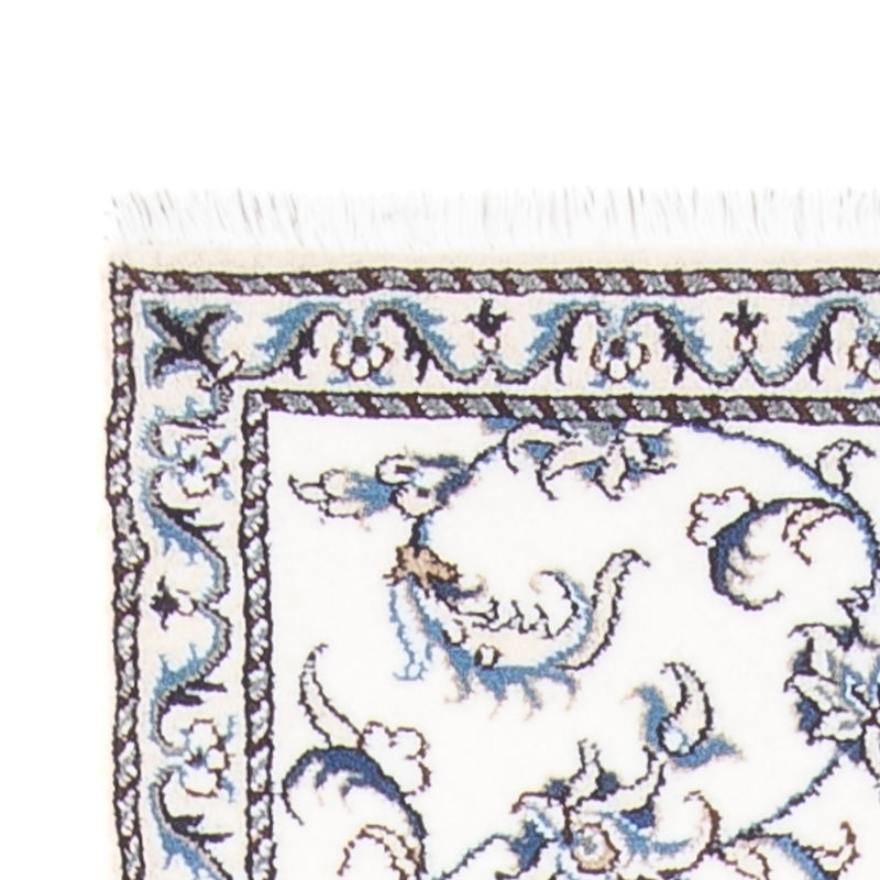 Alfombra de pasillo Alfombra persa - Nain - 292 x 76 cm - plata