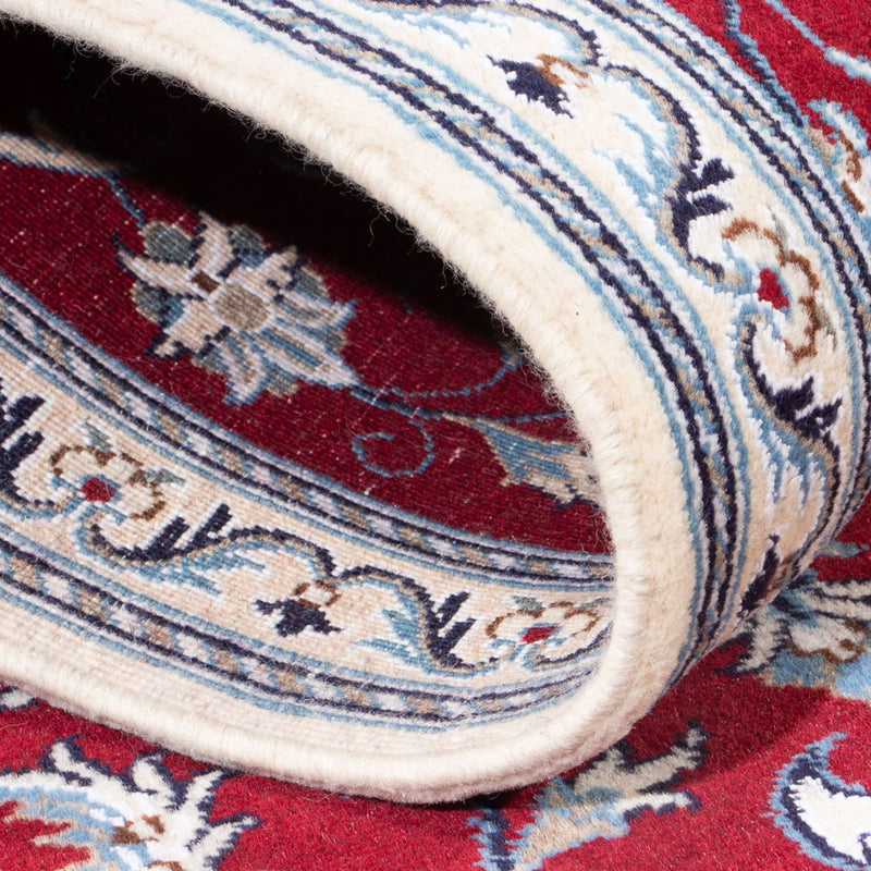 Alfombra de pasillo Alfombra persa - Nain - 290 x 82 cm - rojo