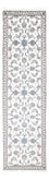 Alfombra de pasillo Alfombra persa - Nain - 286 x 77 cm - plata