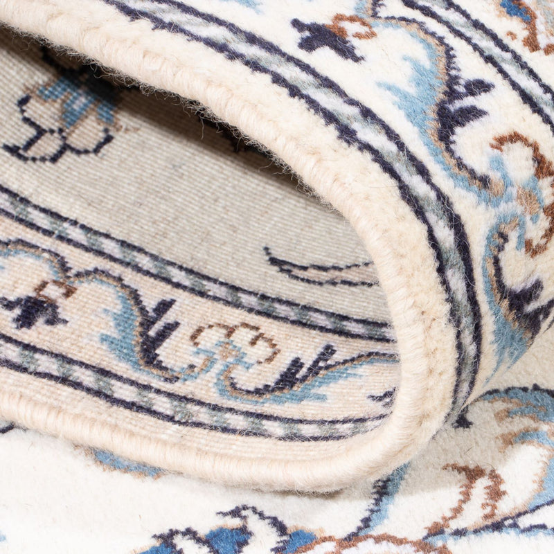 Alfombra de pasillo Alfombra persa - Nain - 286 x 82 cm - plata