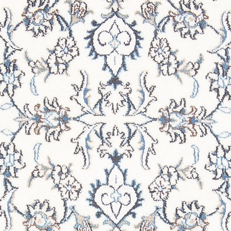 Alfombra de pasillo Alfombra persa - Nain - 215 x 77 cm - plata