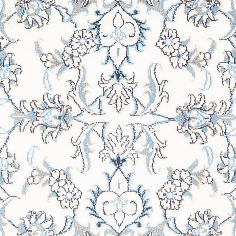 Alfombra de pasillo Alfombra persa - Nain - 197 x 75 cm - plata