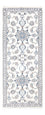 Alfombra de pasillo Alfombra persa - Nain - 196 x 77 cm - plata